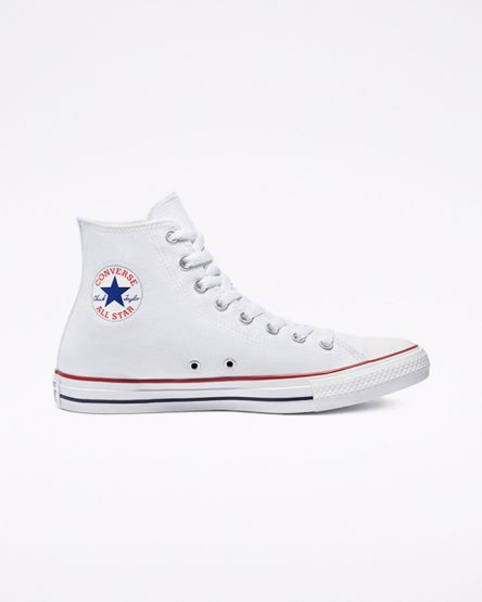 Tenis Converse Chuck Taylor All Star Classicos Cano Alto Masculino Branco | PT L090875